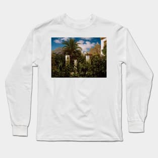 Garden of an Inn, Capri by Frederic Leighton Long Sleeve T-Shirt